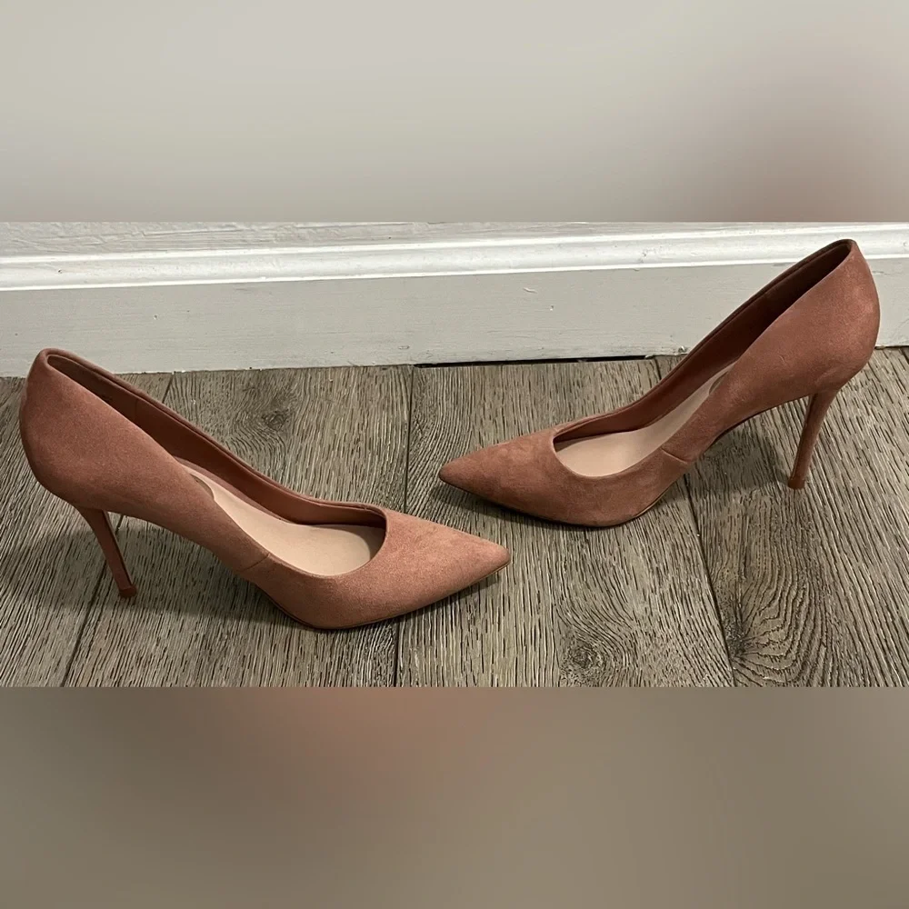 Aldo Praline Suede 3 7/8” Stiletto Women’s Heels size 7.5 - Picture 3 of 5